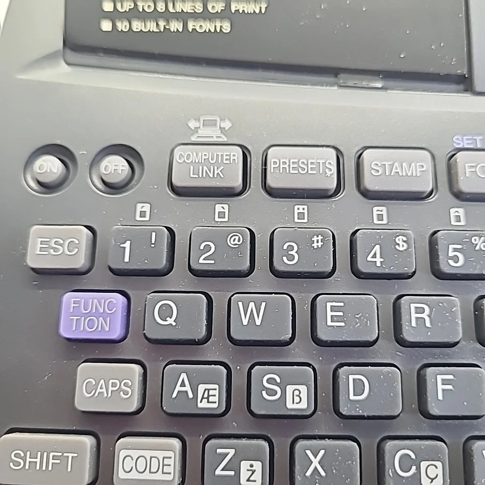Vintage Casio Label It! KL-8100PLUS Printer Sharp Wizard OZ-630 Organizer Bundle